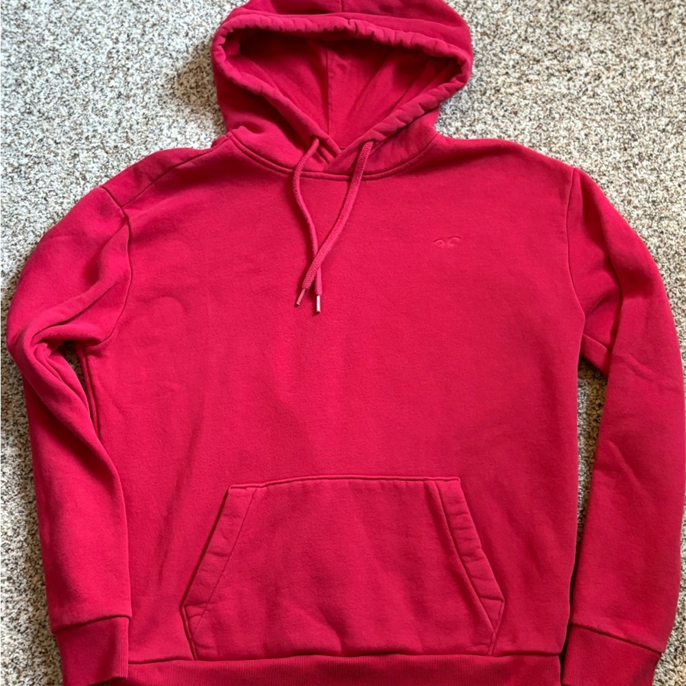 Hollister Red Hoodie for Men, size small